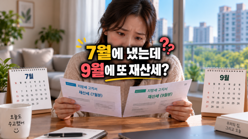 9월 재산세, 7월에 냈는데 왜 또 나오나? 납부 대상부터 확인