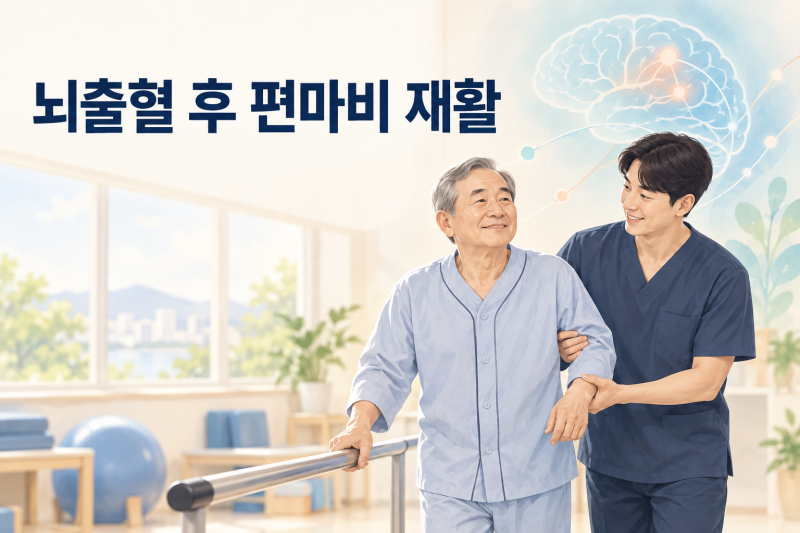 뇌출혈 후 편마비, 재활치료는 언제부터 시작해야 할까요?