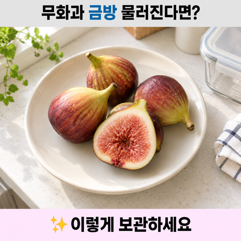 무화과 보관법 | 무화과 금방 물러진다면, 보관은 이렇게 하세요