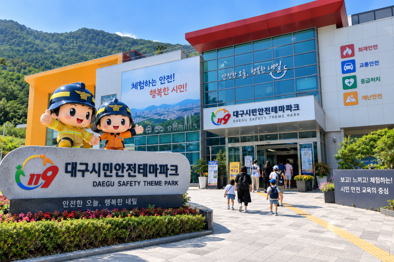 대구 아이와 가볼만한 곳 "대구시민안전테마파크" (지하철·화재·재난안전 직접 체험해요)