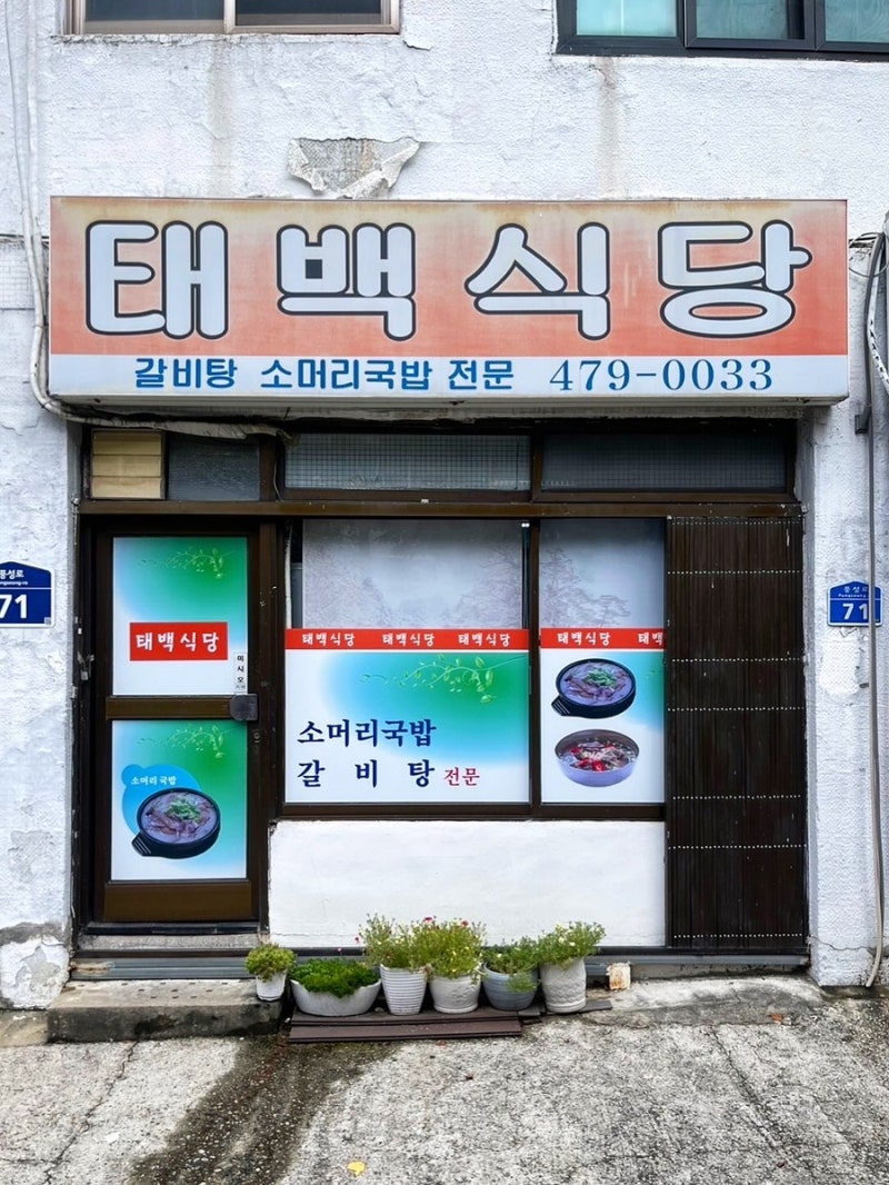 [풍납동/소머리국밥] 태백식당
