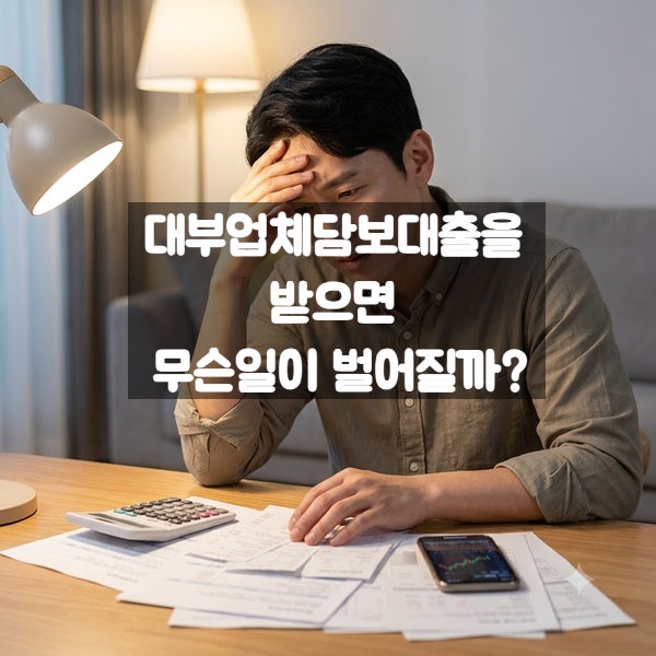 대부업체담보대출을 받으면 무슨일이 벌어질까?
