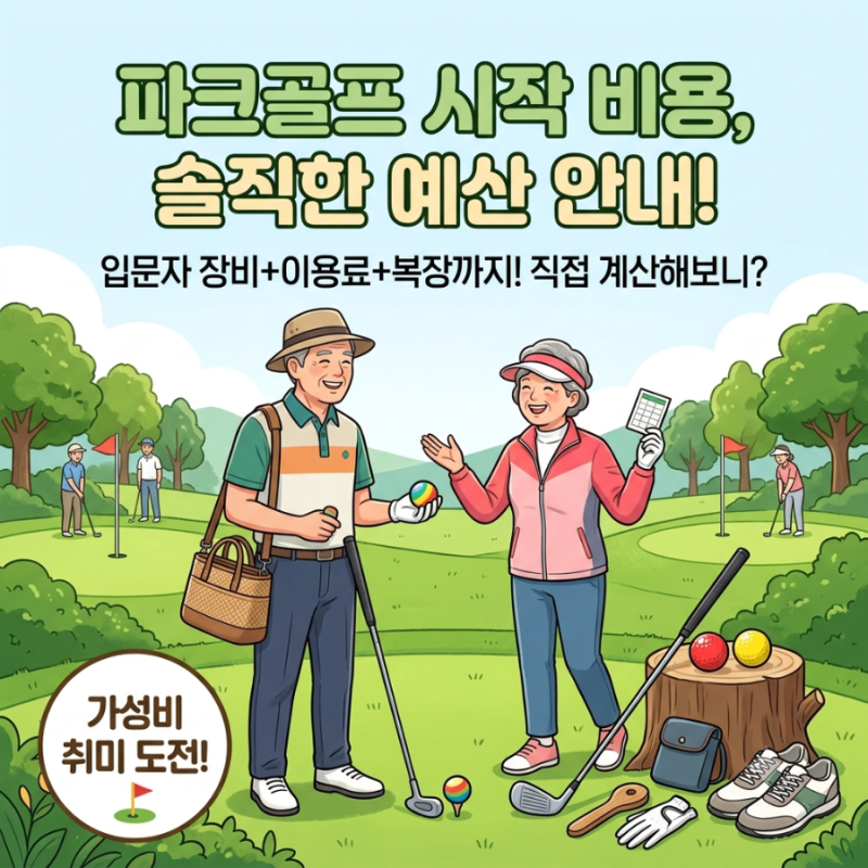 파크골프 시작 비용 직접 계산해보고 알게 된 현실적인 예산 안내