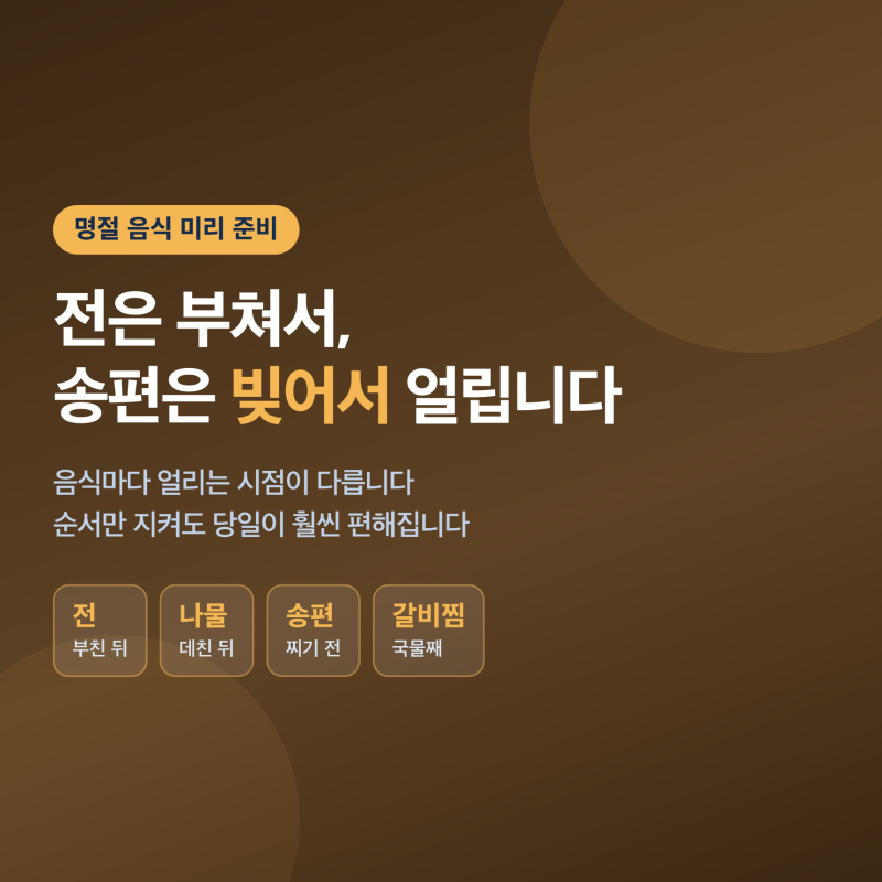 명절 음식 미리 만들어 얼리는 법, 전은 이렇게 하세요