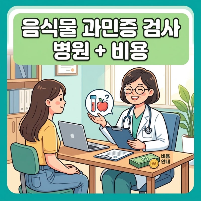 음식물 과민증 검사 받을 수 있는 병원은 어디? + 가격 비용 알아보기