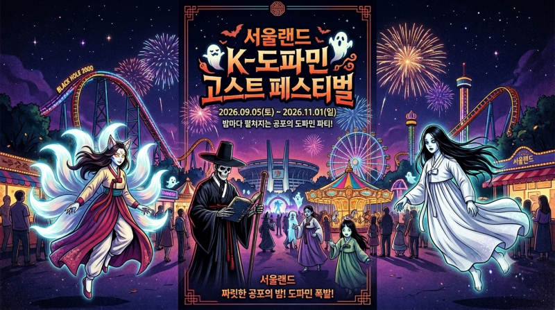 섬뜩함과 스릴 만점! 서울랜드 K-도파민 고스트 페스티벌 총정리