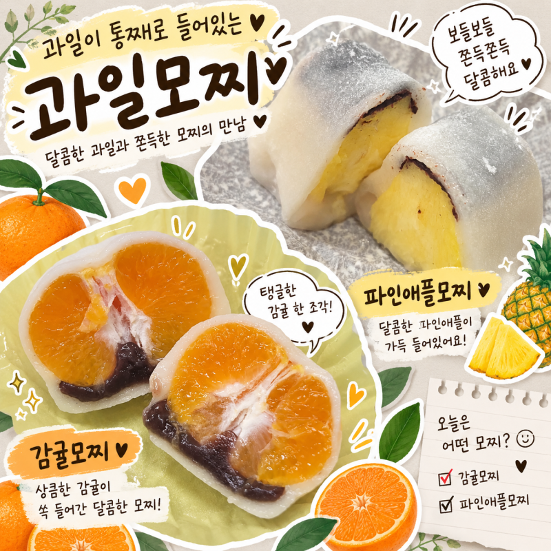 광교 과일모찌 모찌가 본점 생과일모찌 후기