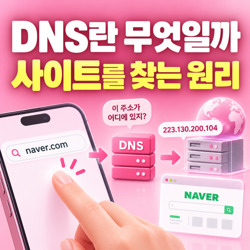 DNS란 무엇일까? DNS 뜻과 인터넷 주소를 입력하면 사이트를 찾아가는 원리