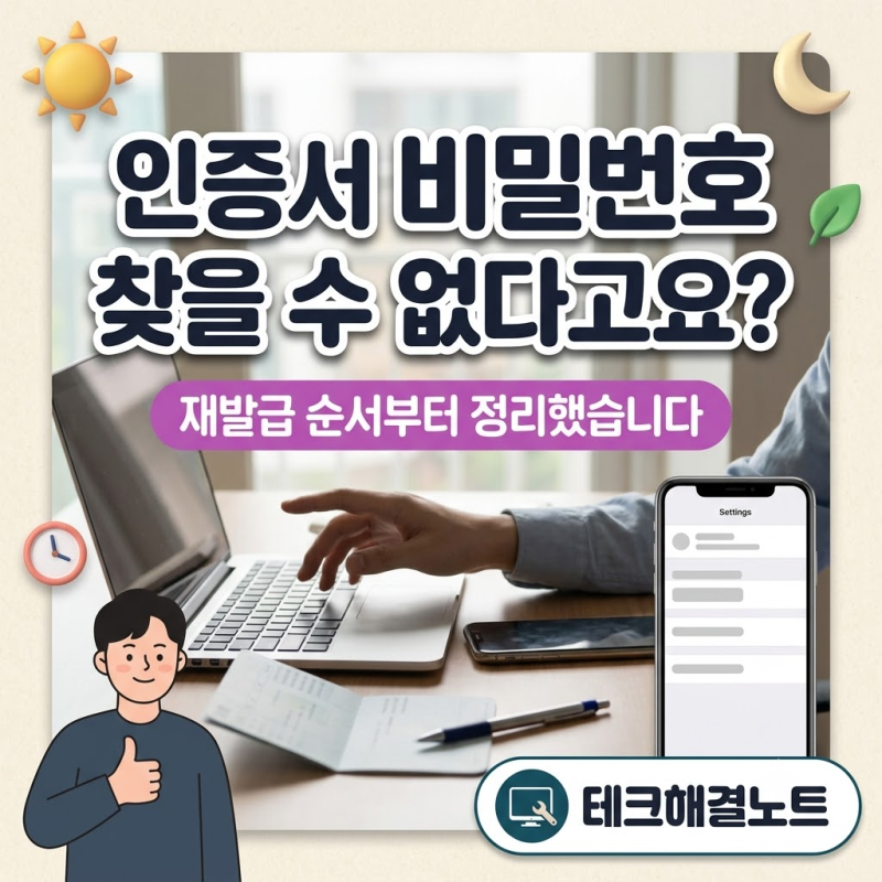 인증서 비밀번호 잊었을 때 재발급 방법 (+공동인증서, 금융인증서)