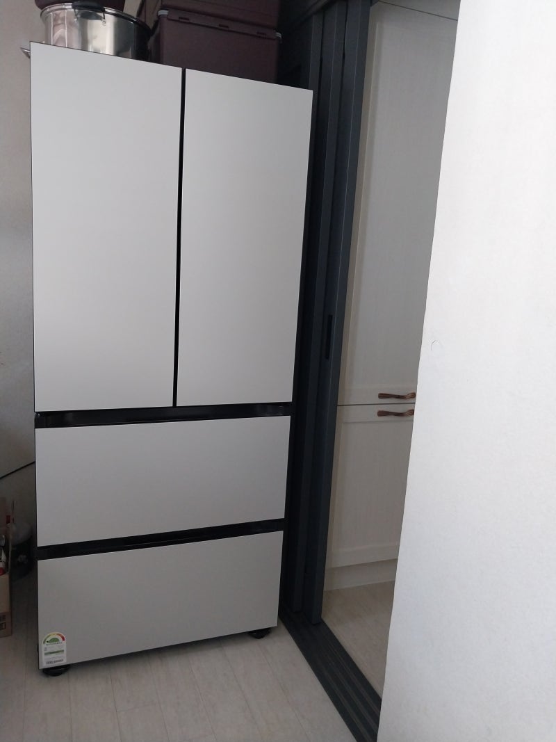 삼성 비스포크 AI 김치냉장고 4도어 490L 1등급 코타 화이트(RK70F49M1A) 구매후기 /490L 대용량 4도....