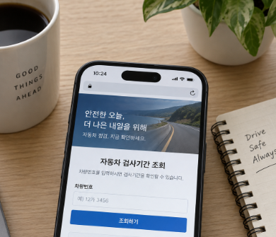 자동차검사 기간 조회 방법, 안내문만 기다리면 놓칠 수 있습니다