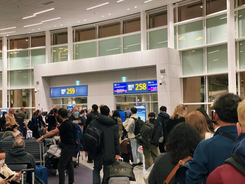 인천공항 혼잡도 실시간 확인 방법 1터미널 2터미널 출국장 혼잡도 대기시간