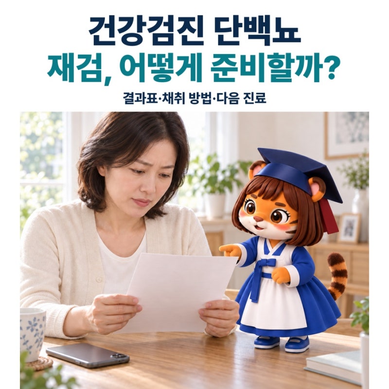 건강검진 단백뇨 양성, 재검은 어떻게 준비할까요?