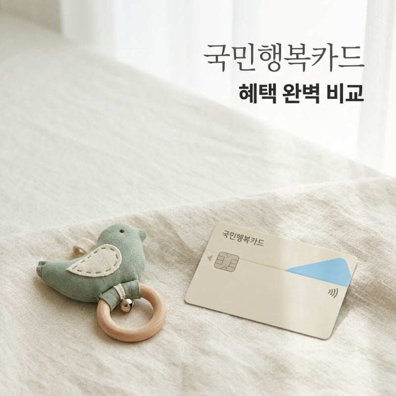 병원비·쇼핑 50% 할인? 국민행복카드 체크카드 발급, 카드사 5곳 비교하고 2026년 혜택 챙기는 ....