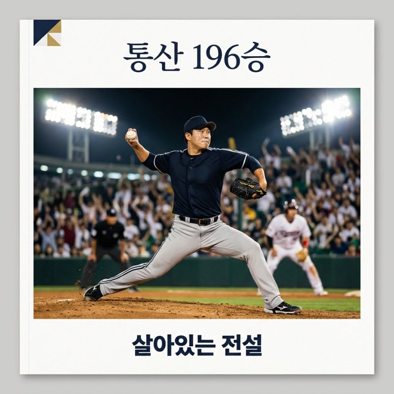 양현종 통산 196승 달성! KBO 역대 최다 12회 두 자릿수 승리의 전설