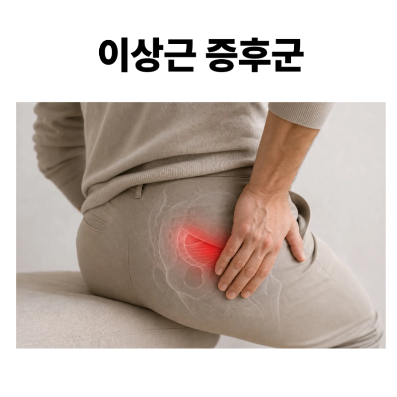 엉덩이부터 다리까지 내려가는 통증 - 이상근증후군 치료 사례