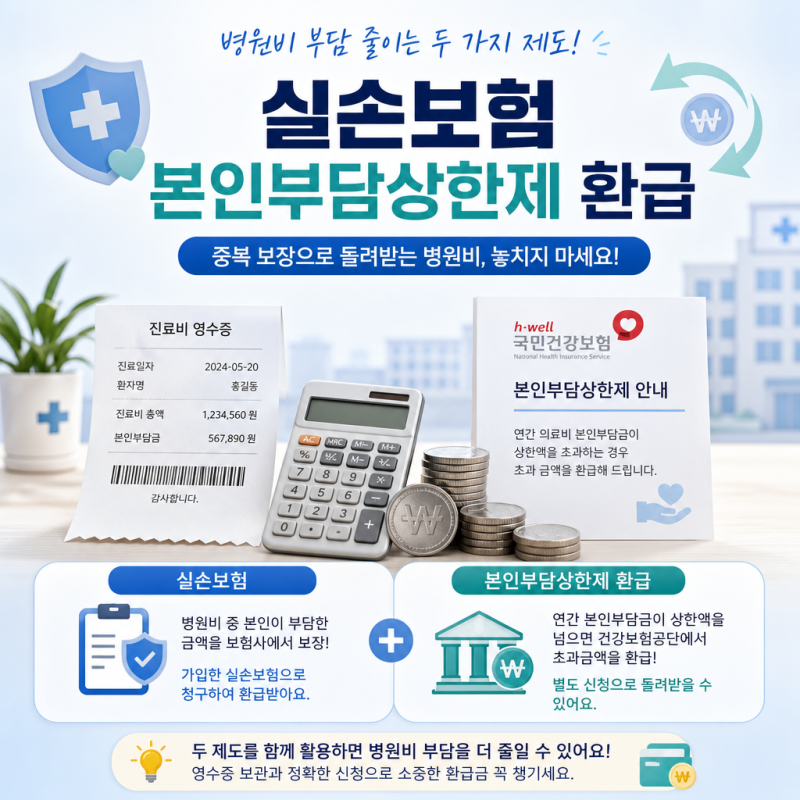 본인부담상한제 환급금 받으면 실손보험은? 실비 환수·공제 정리