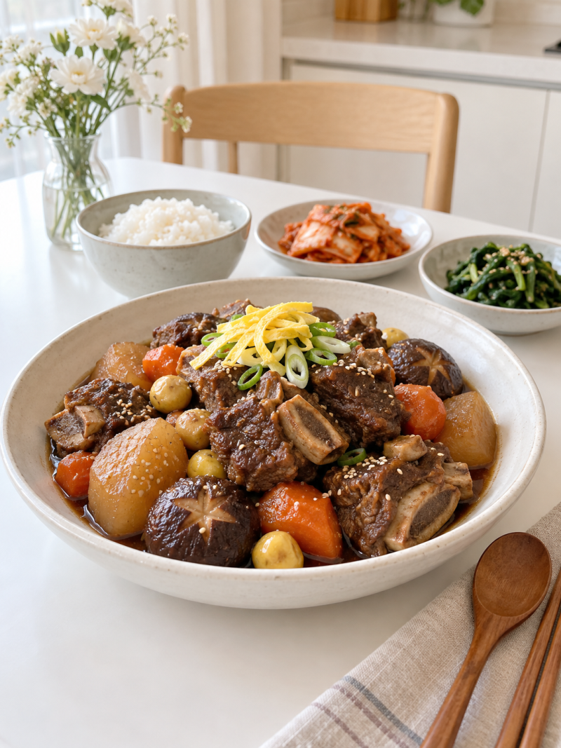 소갈비찜 황금레시피 부드럽고 윤기 나는 명절 갈비찜 만드는 법