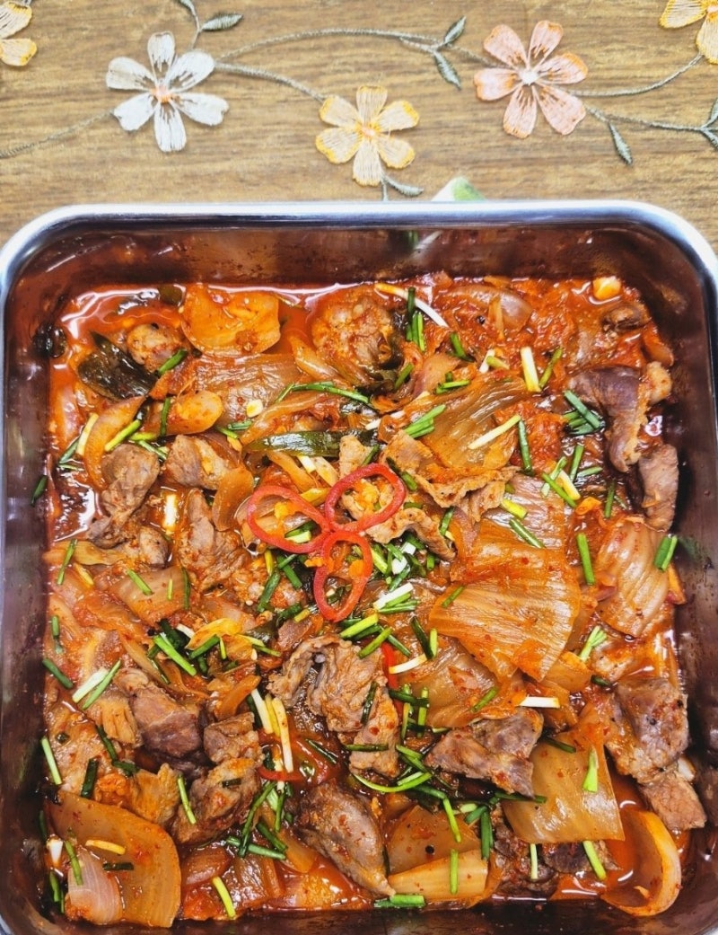 돼지고기 김치 짜글이 만들기