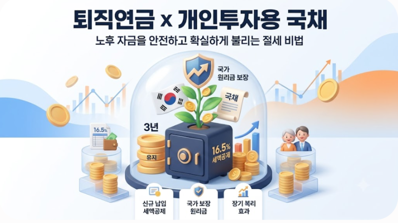 9월부터 열린 진짜 노후 준비! 내 퇴직연금에서 20년물 국채 안 사면 손해인 이유