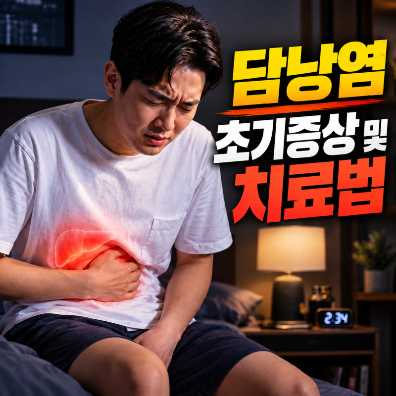 담낭염 초기증상 및 치료법