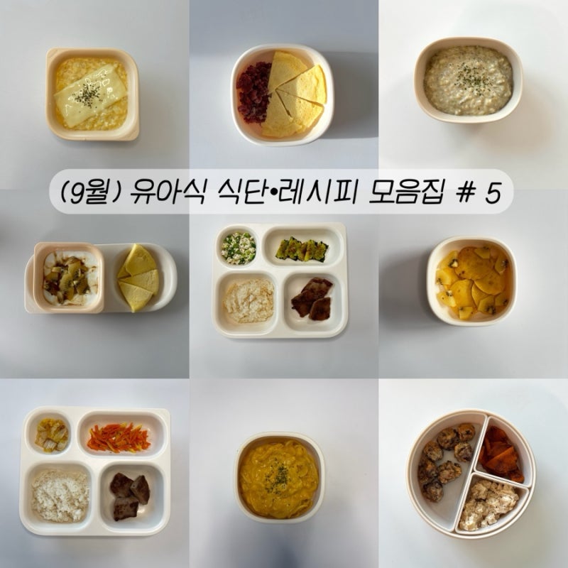금주의 유아식 메뉴 : 9월 1주차 식단표&레시피 공유ㅣ16개월 유아식 아침•한그릇•반찬