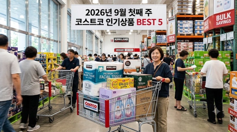 코스트코 가면 뭐 사지? 9월 인기상품 TOP 5와 9월 20일까지 행사 정보