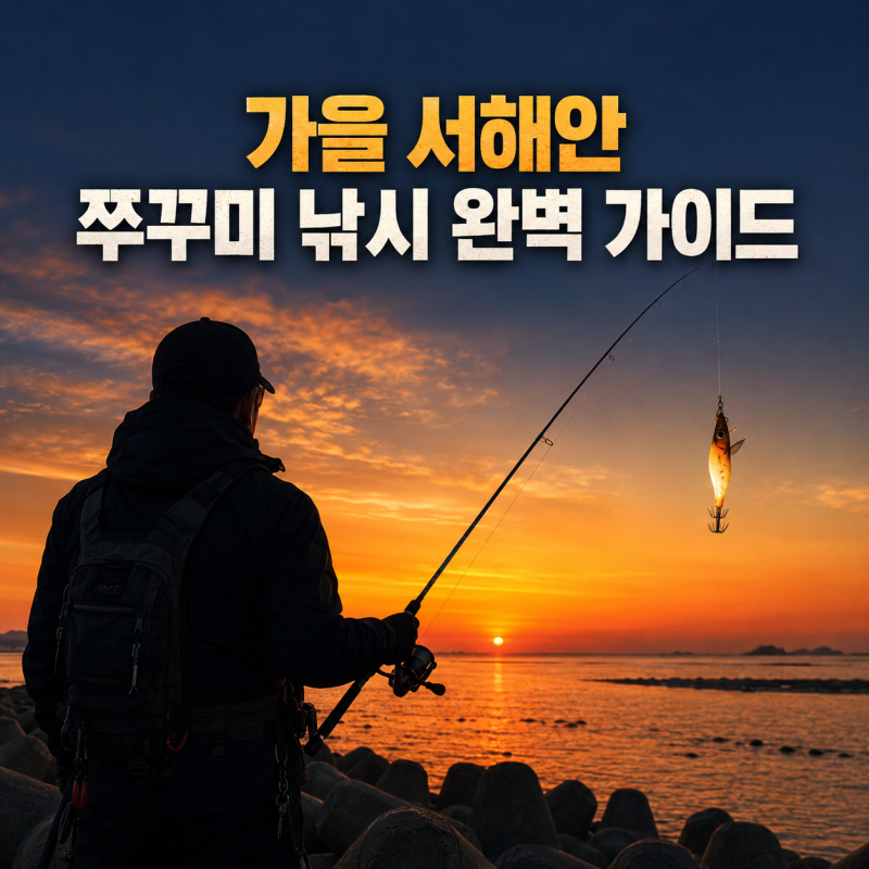 쭈꾸미 낚시 시즌 언제가 가장 좋을까요? 9~11월 포인트 총정리