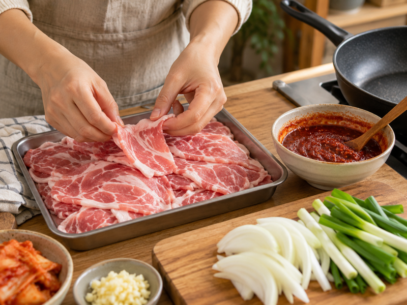 "앞다리살만 정답일까?" 돼지고기 제육볶음 고기 부위 차이 고르는법