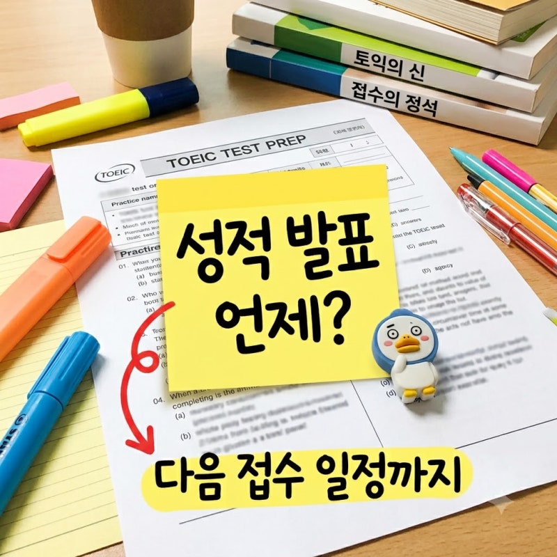9월 6일 토익 치렀다면 주목.. 성적 발표일과 다음 기회는?