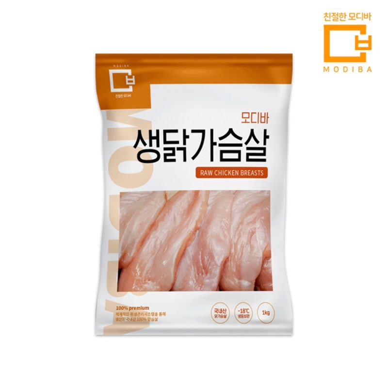 모디바 국내산 냉동 생닭가슴살 1kg 500g 200g 현명하게 고르는 법