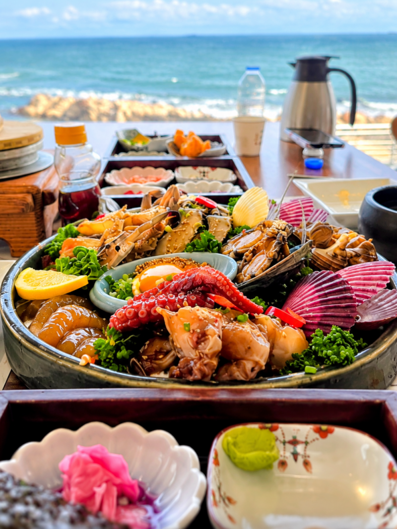부산 송정역 맛집 미포집｜바다 보며 즐긴 미녀 해물장 정식