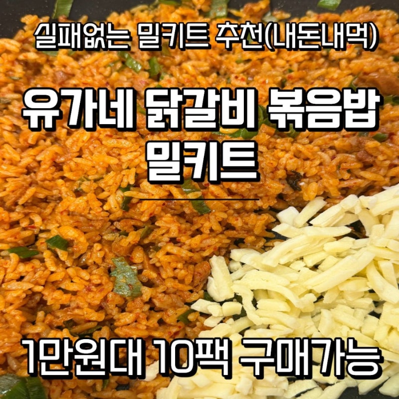 맛있는 밀키트 추천 / 간편한데 저렴하고 맛도 좋은 유가네 닭갈비 볶음밥 밀키트