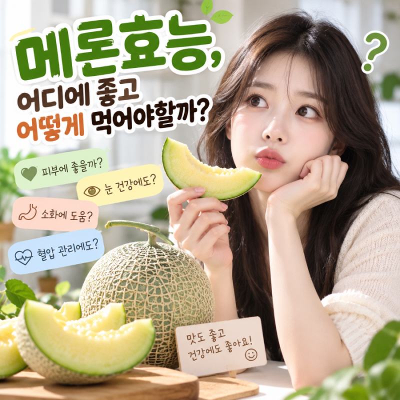 메론효능, 어디에 좋고 어떻게 먹어야할까?
