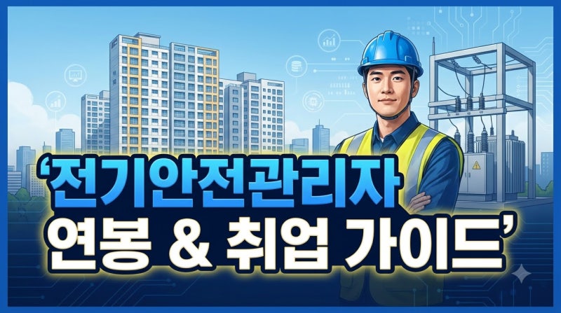전기안전관리자 연봉 현실 공개 – 신입부터 경력 10년까지 얼마?