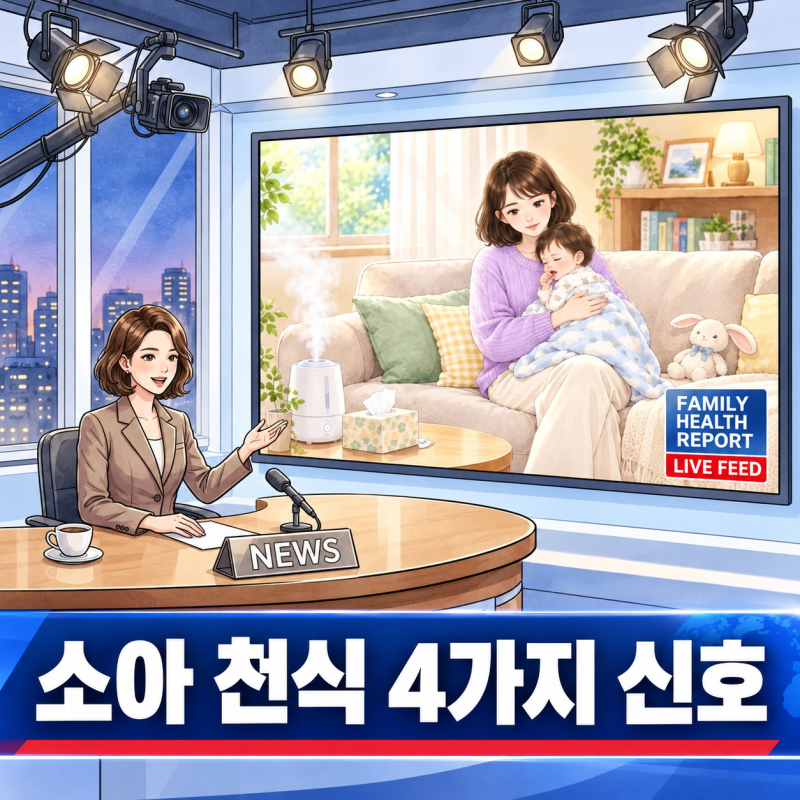 [건강뉴스] “열도 없는데 밤마다 쌕쌕” ‘소아 천식’ 4가지 신호