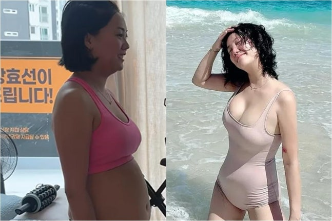 "13일 만에 얼마나 빠졌나?" 고은아 다이어트 60.9kg→57.6kg 변화