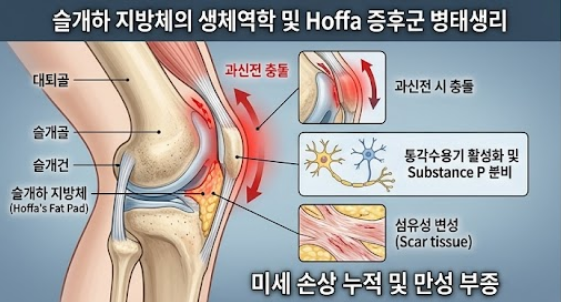 [의학 공부] 슬개하 지방체 증후군(Hoffa's Disease)의 병태생리: 무릎 퇴행성 관절염 감별 및 한....
