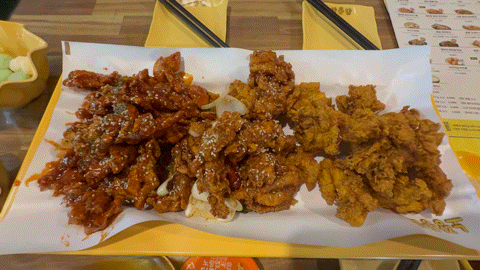 인하대 맛집 맛사랑 일요일 재방문 실패ㅠㅠ 초5 언니 최애 강된장 먹으려다 노랑통닭으로