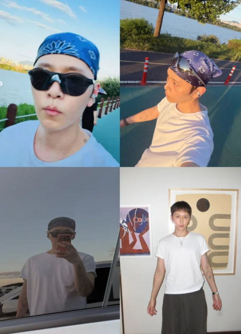 용준형, 4개월 만의 SNS 근황 — 러닝하는 두건 패션, 그리고 현아와의 LA 여행