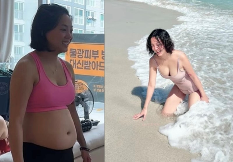 고은아 뱃살 다이어트 대박.. 리즈 시절 비키니까지 공개했다!