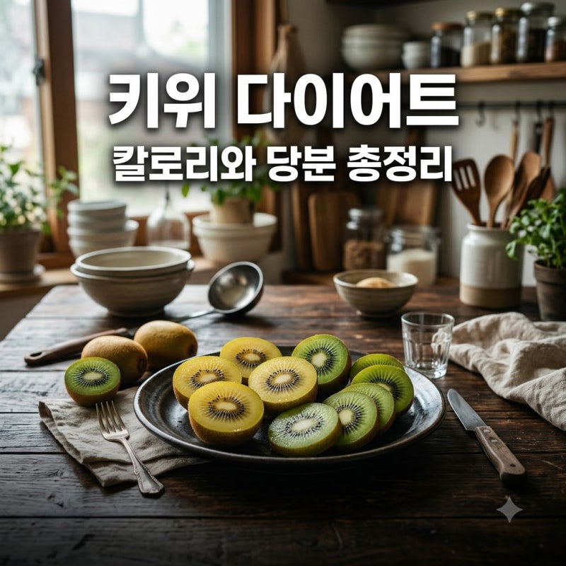 키위 칼로리와 당분 체중 관리할 때 진짜 좋은 과일일까?