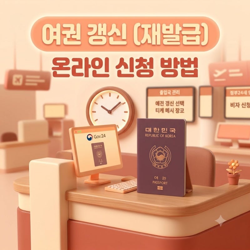 여권 갱신(재발급)｜온라인 신청 방법, 필수 준비물 및 2026년 비용 총정리