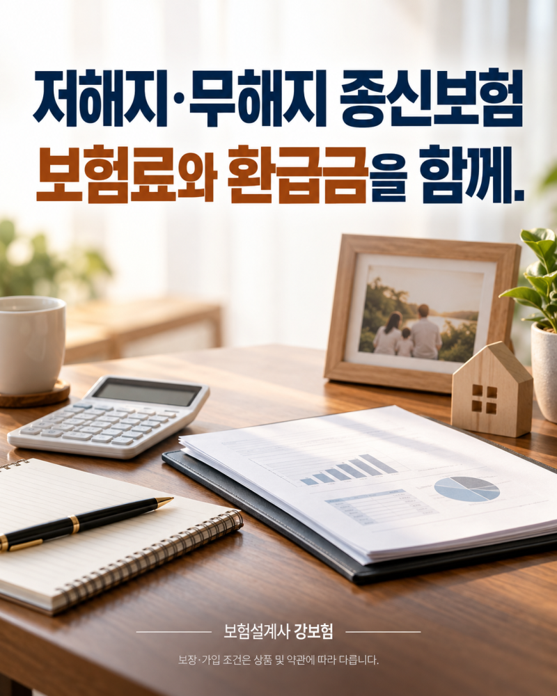 저해지·무해지 종신보험 차이, 보험료보다 먼저 확인할 해약환급금