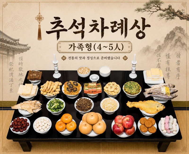 부산 제사음식 예지원｜2026 추석 차례상 예약 안내
