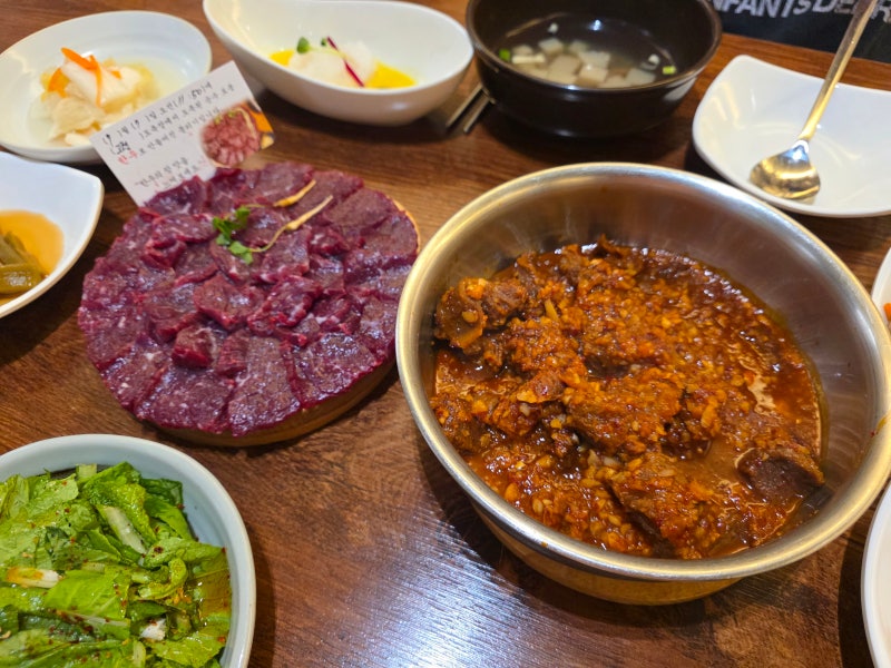 [대구 중구 동인동] 살면서 꼭 먹어야 하는 대구 음식 뭉티기와 동인동 찜갈비의 조합이 맛있....