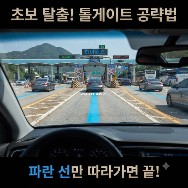 초보 운전자 하이패스 사용법! 처음 고속도로 타는 사람 필독 가이드