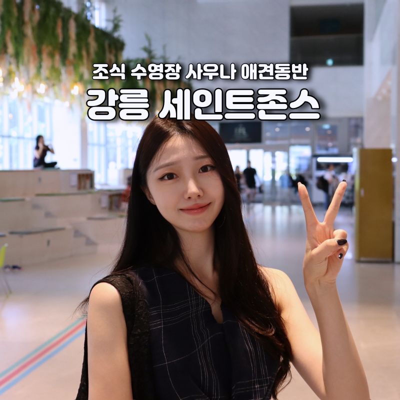 강릉 세인트존스 호텔 조식 수영장 사우나 애견동반