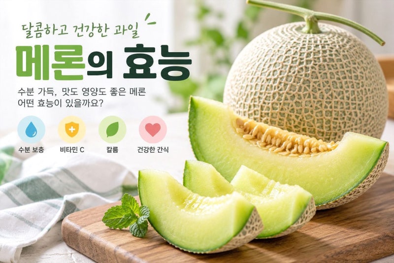 메론효능 칼로리 총정리, 임산부·신장질환자는 어떻게 먹을까