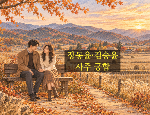 장동윤·김승윤 사주 궁합, 기축일주와 병인일주가 만날 때